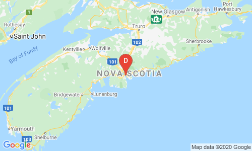 Nova Scotia Office Location Map